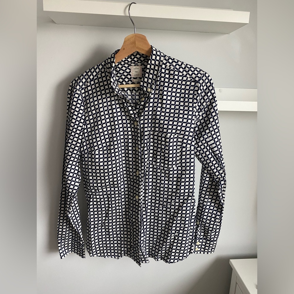 Gap Shirt, small size, white navy colour